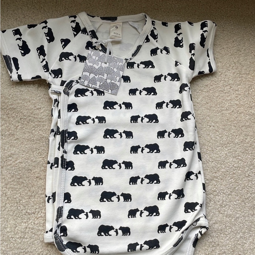 Kate Quinn Bear Kimono Style Bodysuit- NWT